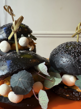Mini black burgers Berchoux Traiteur - Burgers gourmands pour événements Paris