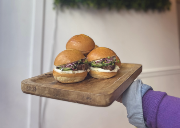 Mini burgers Berchoux Traiteur - Sandwichs gourmet pour buffets